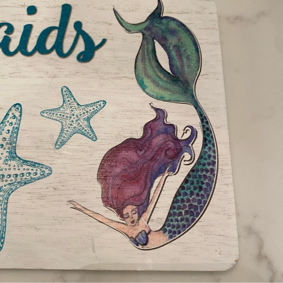 Mermaids Have More Fun Sign Beach Home Decor Wall Art - Picture 8 of 8